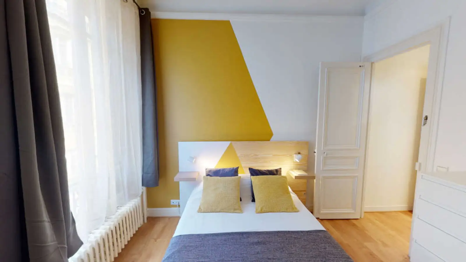 Chambre Boulevard Malesherbes à Paris