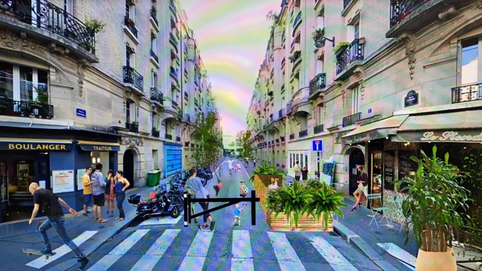 Flat Cité Dubourg in Paris