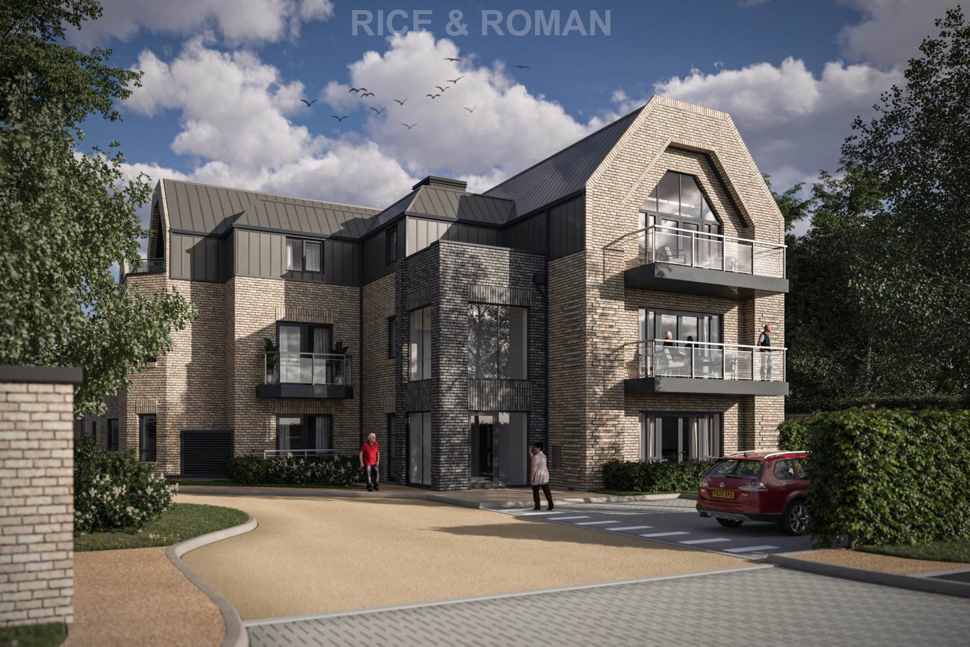 Flat Epsom Road in Mole Valley