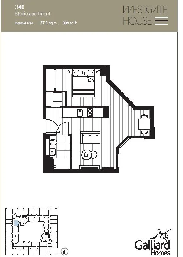 Flat West Gate in Greater London