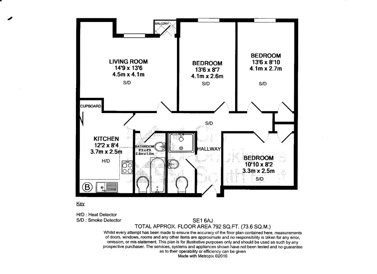 Flat Avondale Square in Greater London