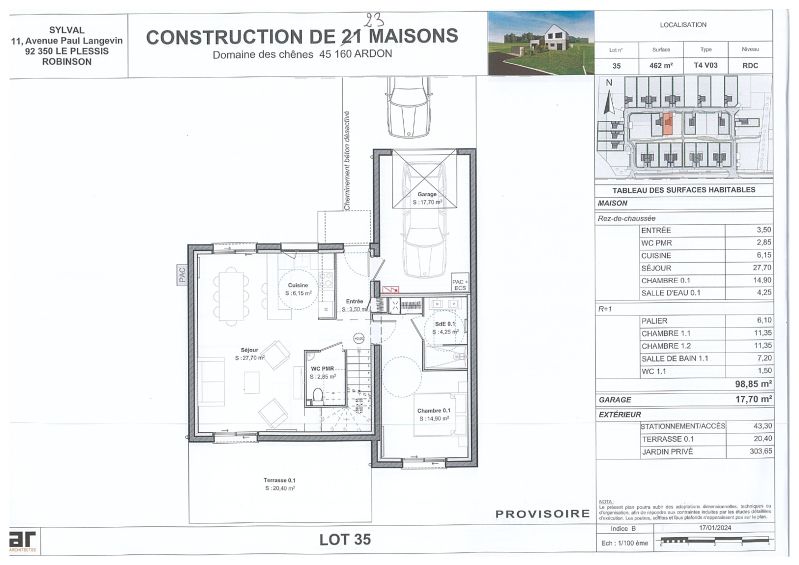 House Domaine des Chênes in Ardon