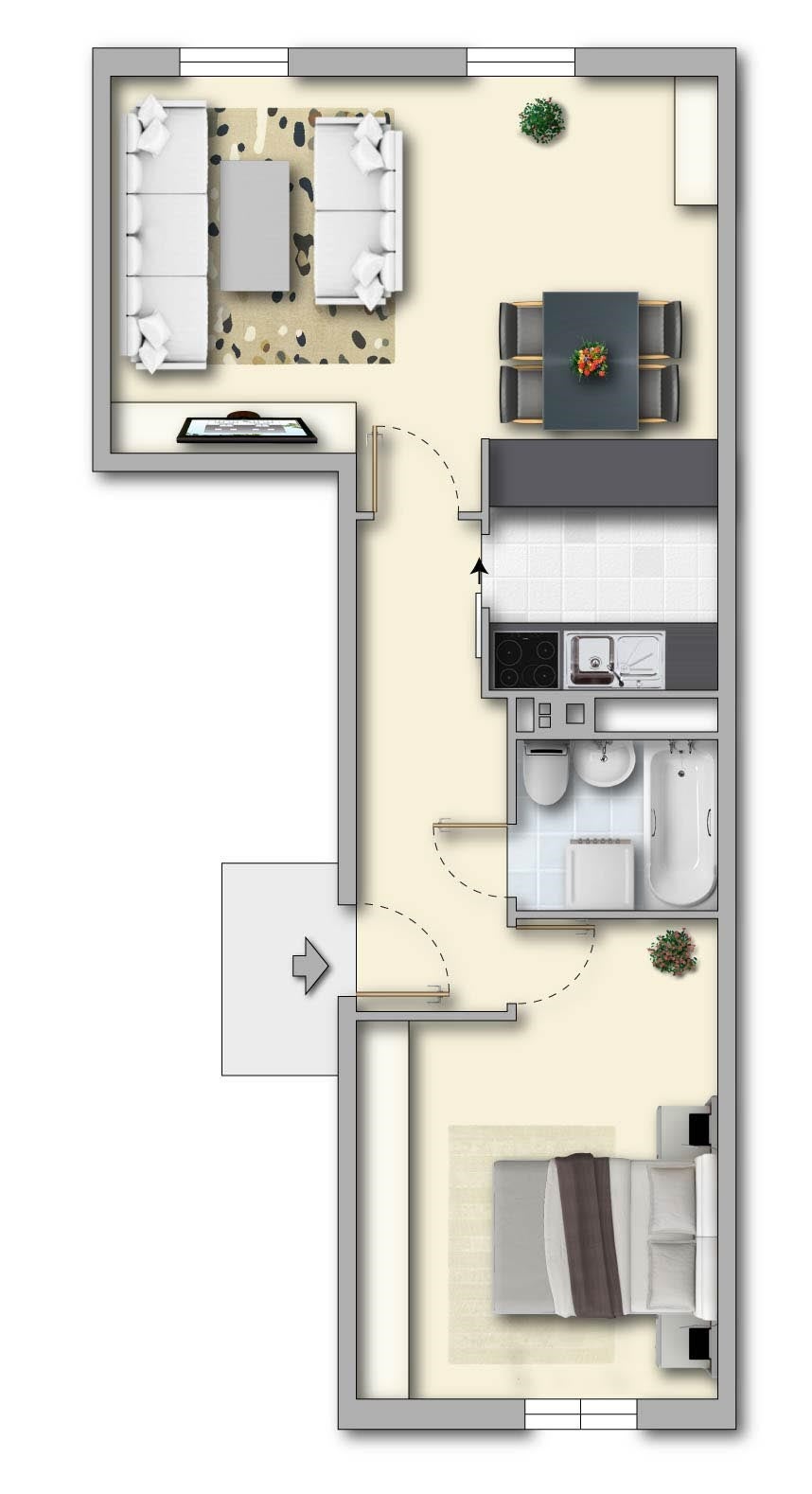 Wohnung Nordplatz in Eisenach