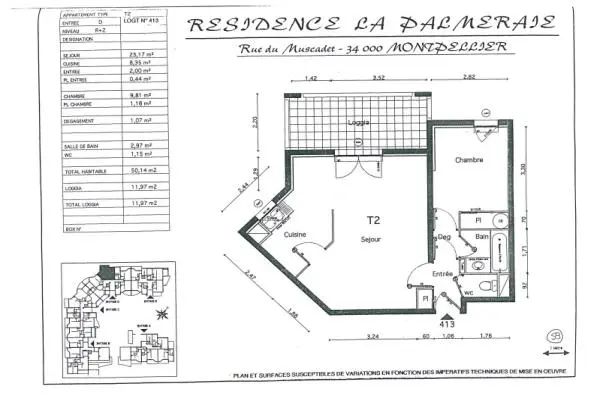 Appartement Rue Joseph Kessel à Montpellier
