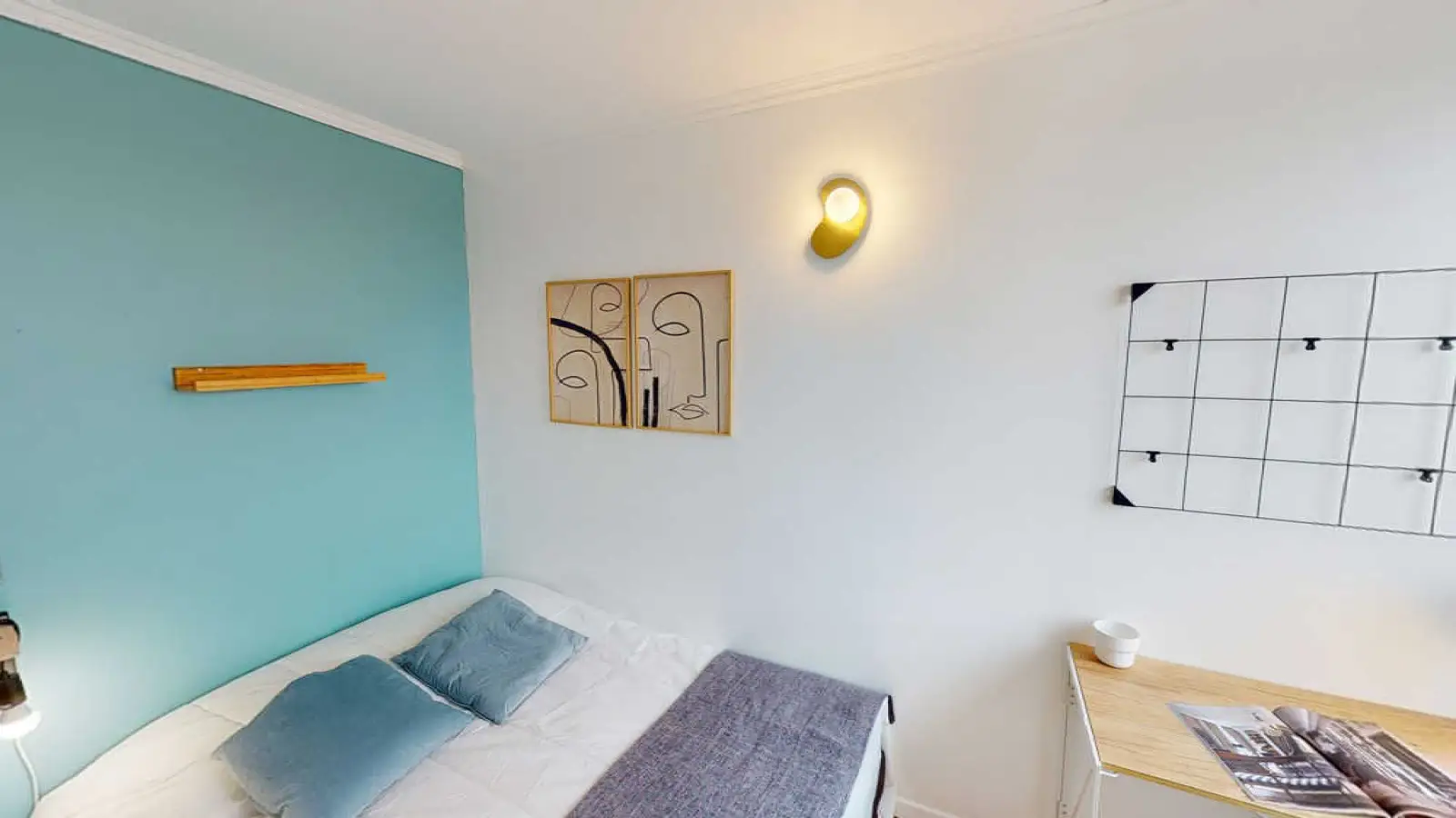 Chambre Rue de l'Ourcq à Paris