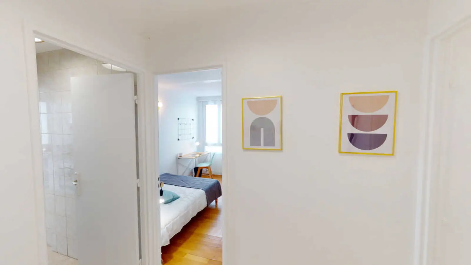 Chambre Rue de l'Ourcq à Paris