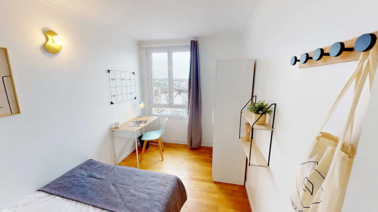 Chambre Rue de l'Ourcq à Paris