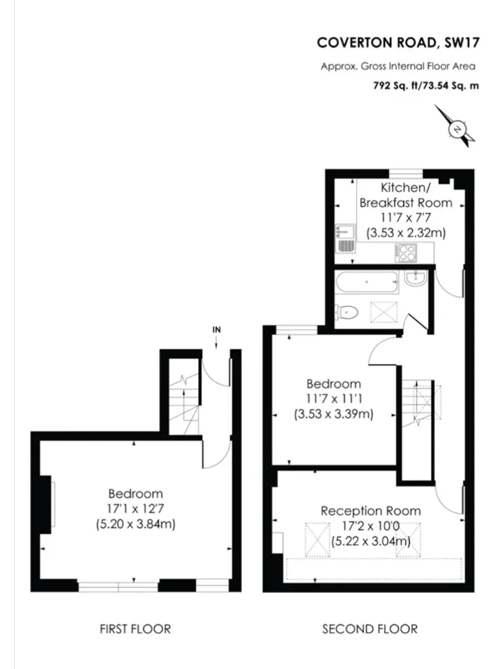 Flat Coverton Road in Greater London