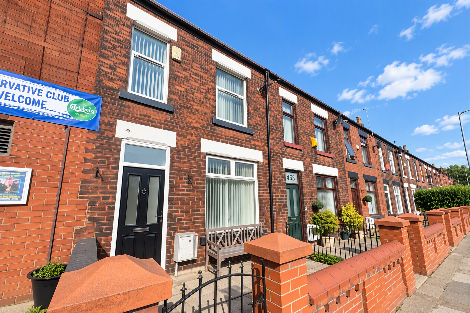 House Bury Road in Bolton