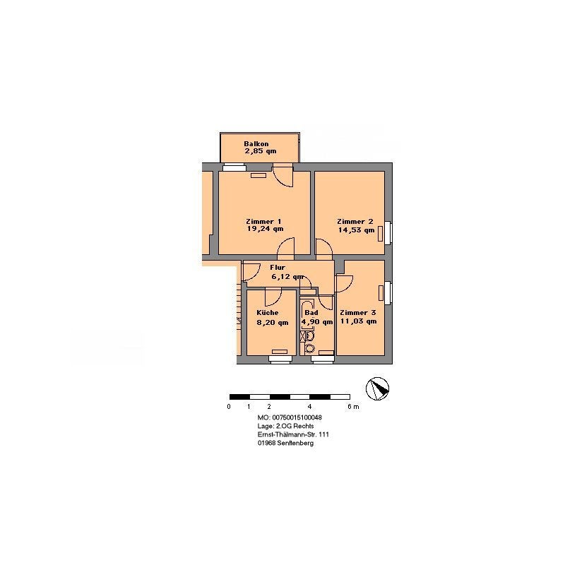 Wohnung Ernst-Thälmann-Straße in Senftenberg