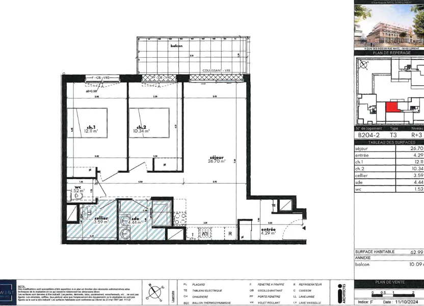 Flat Rue Xavier Allainguillaume in Lorient