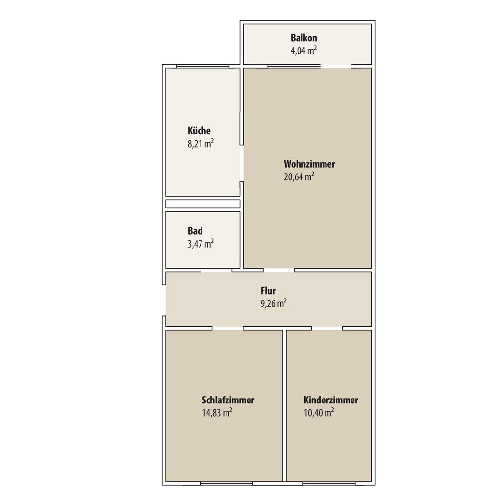 Wohnung Jenaer Straße in Gera