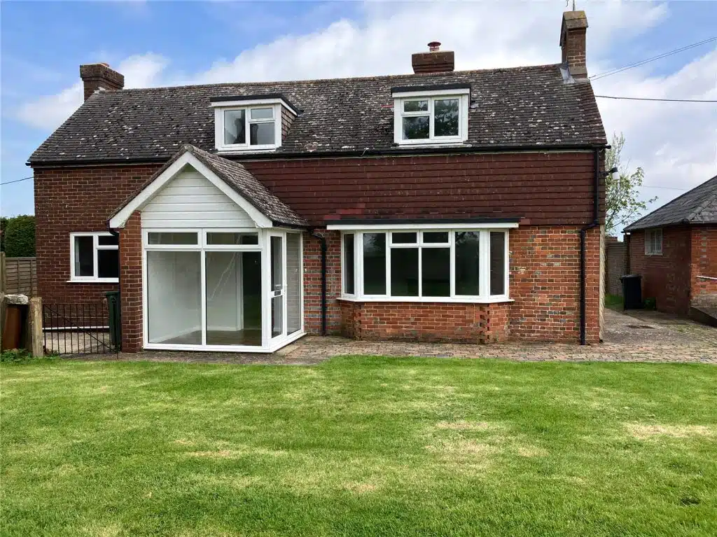 House Firle Road in Chalvington with Ripe