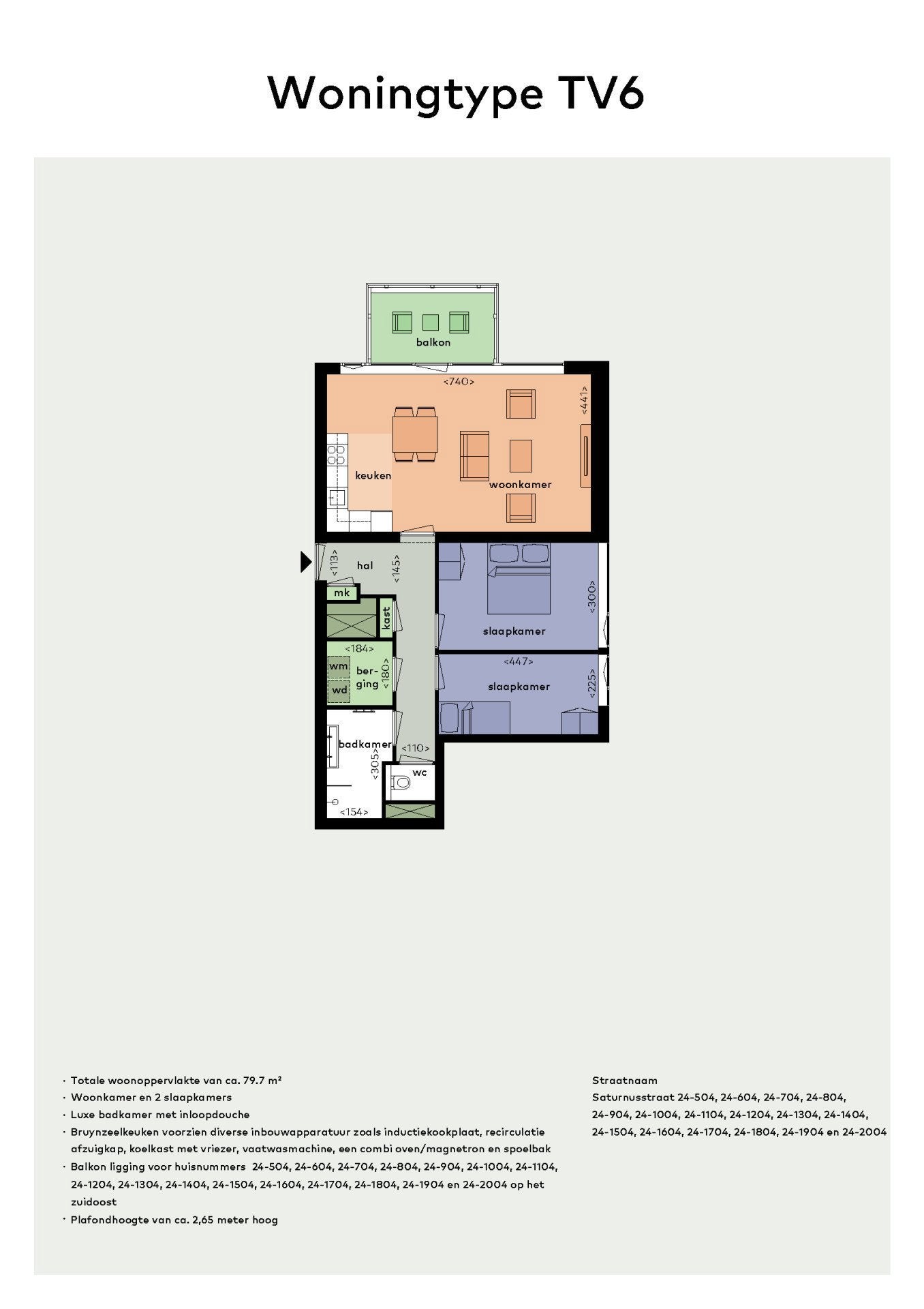 Appartement Saturnusstraat 13