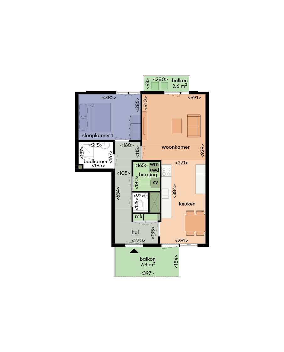 Appartement Brusselplein 105 in Utrecht