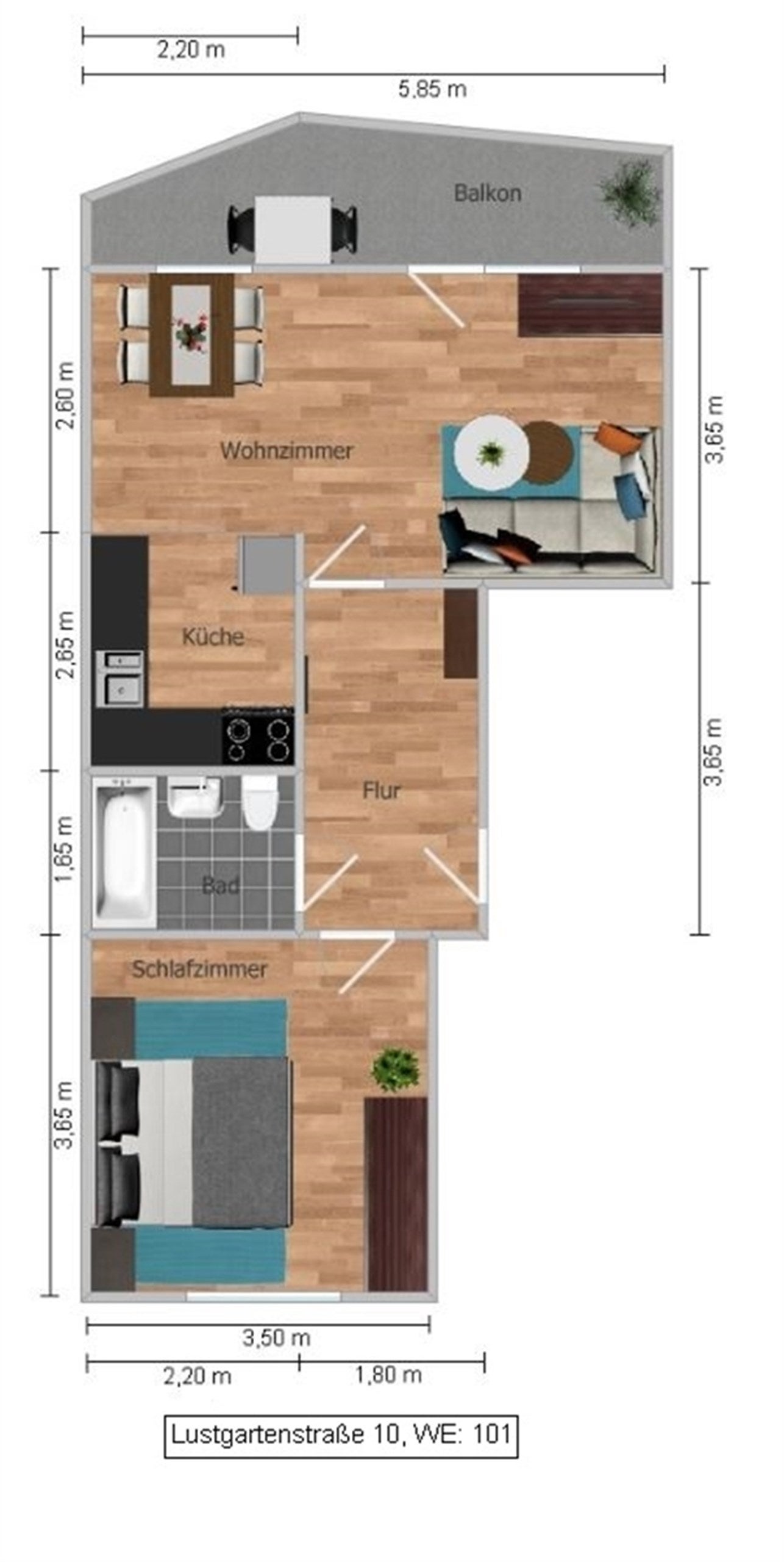 Wohnung Lustgartenstraße in Spremberg