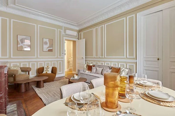Flat Rue de Courcelles in Paris