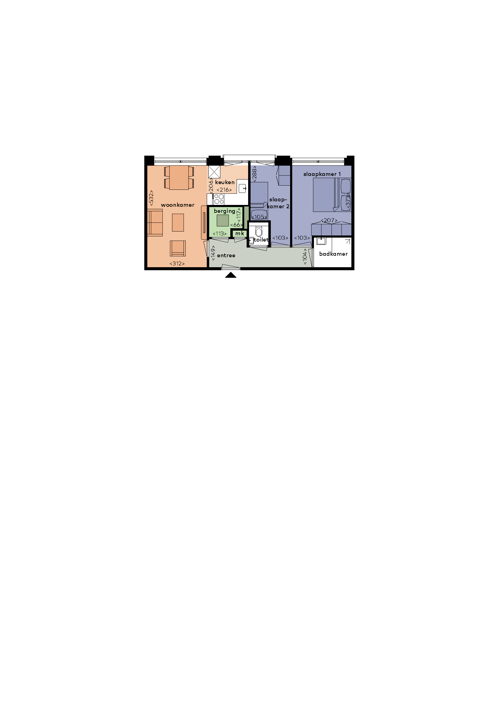 Appartement Noordzeelaan 12 B in Zwolle