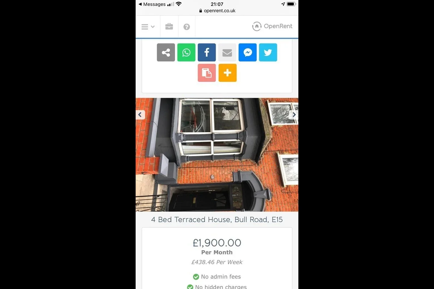 House Bull Road in Greater London