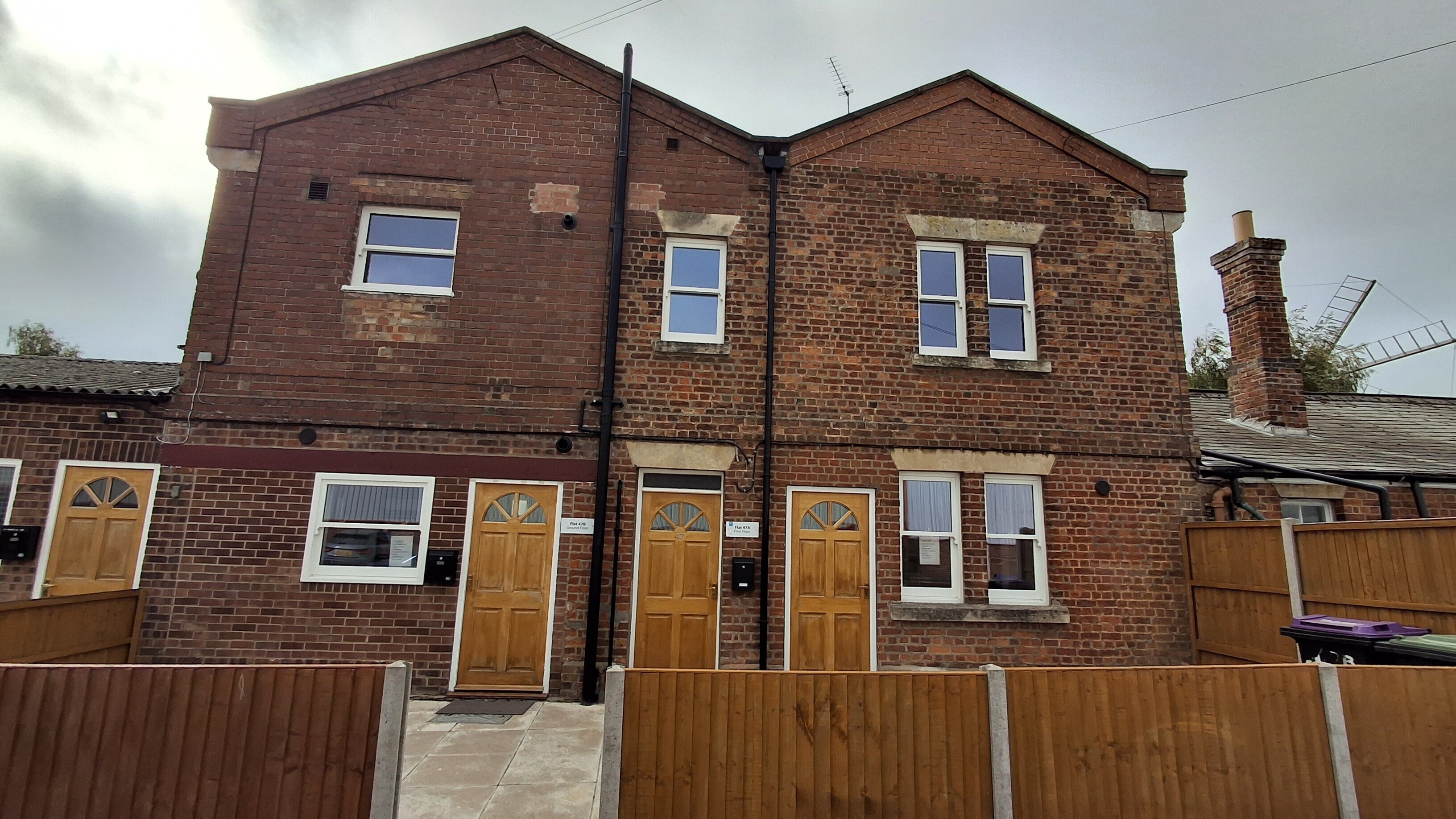 Flat Station Road in North Kesteven