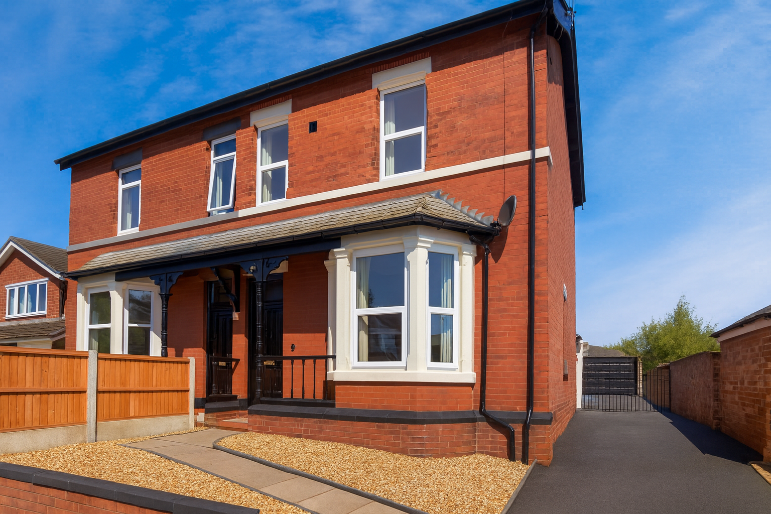 House Knowsley Road in West Lancashire
