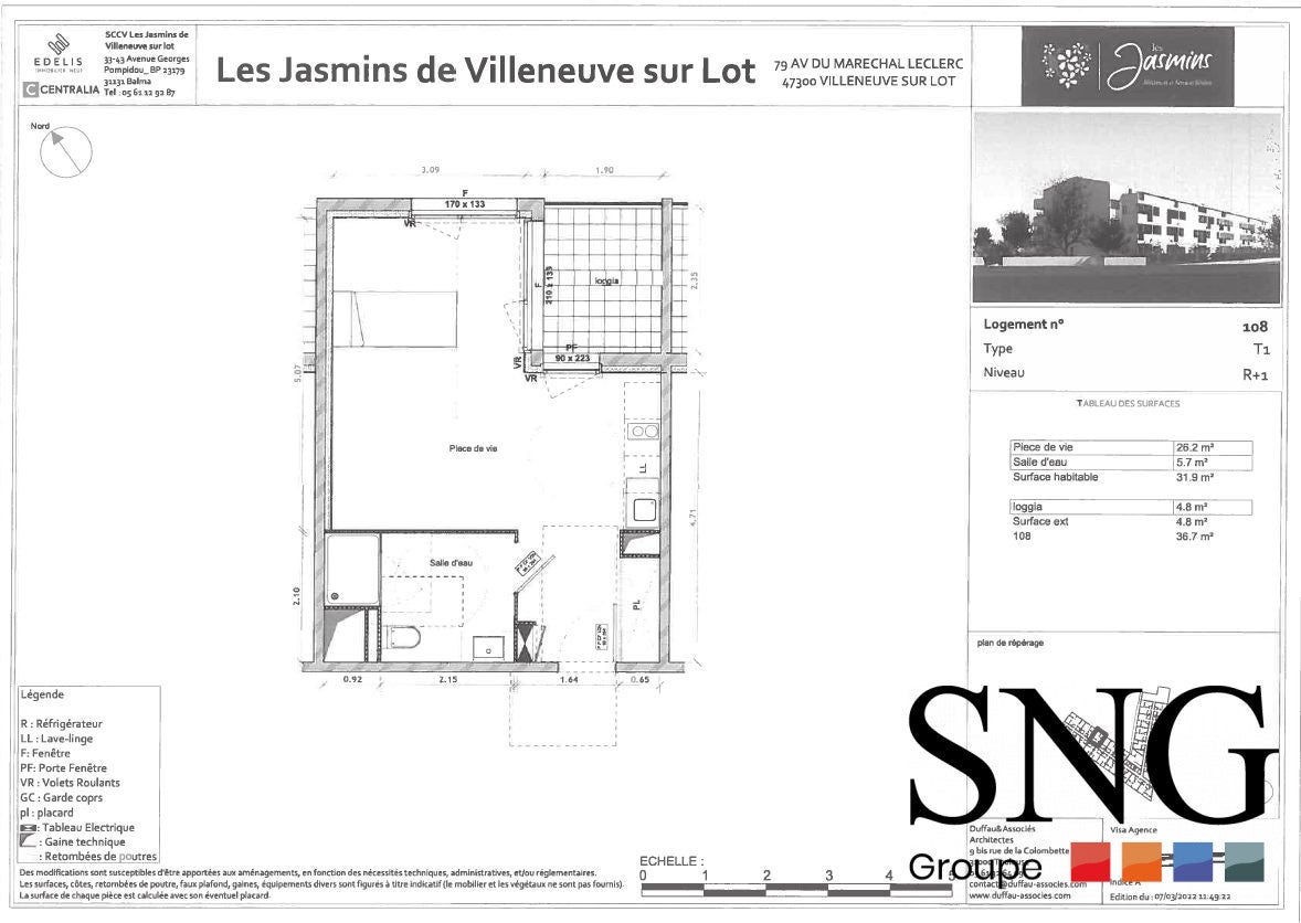 Flat Avenue du Maréchal Leclerc in Villeneuve-sur-Lot