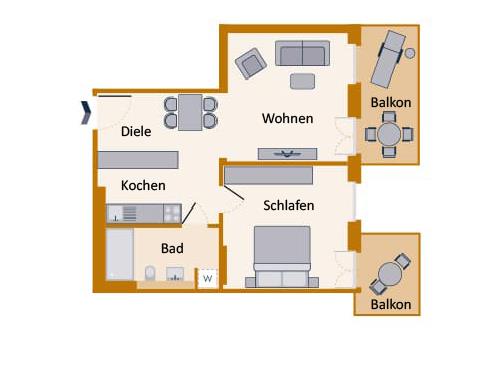Haus Maria-Merian-Bogen in Hanau