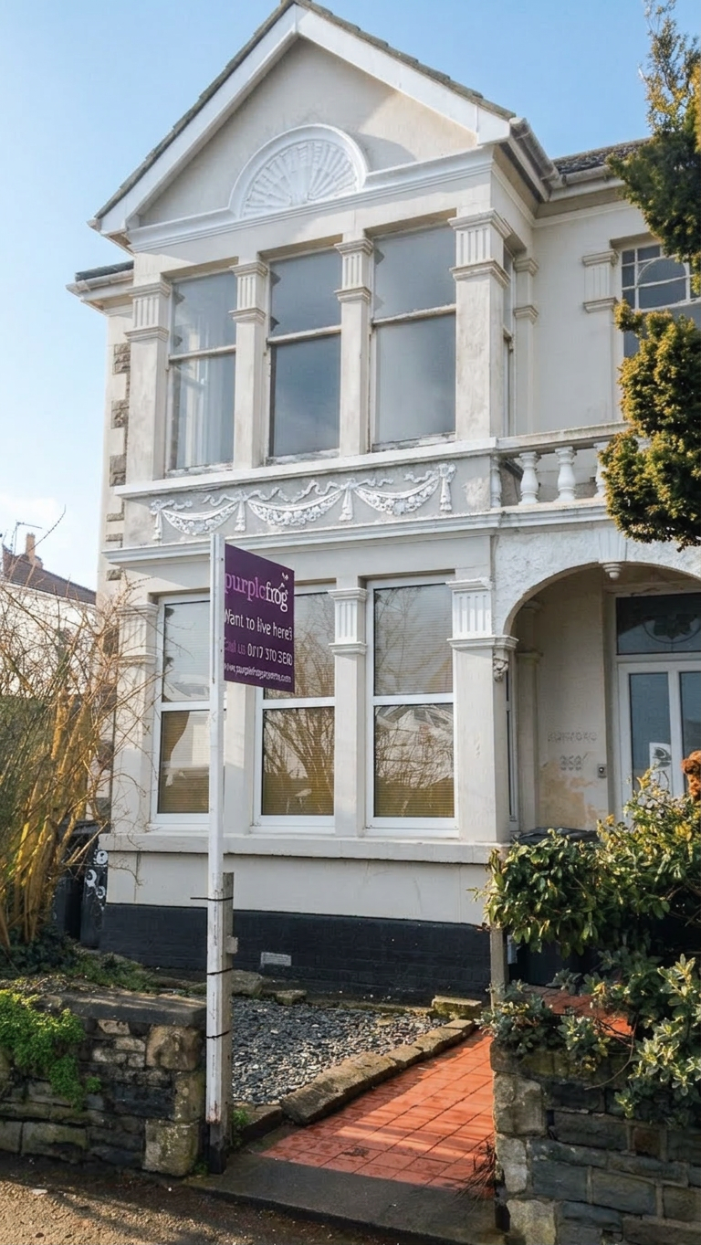 Flat Fishponds Road in Bristol