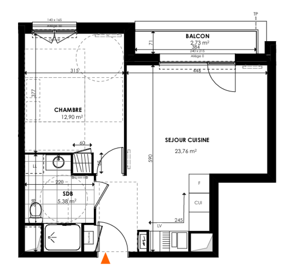 Appartement Rue François Colliez à Valenciennes