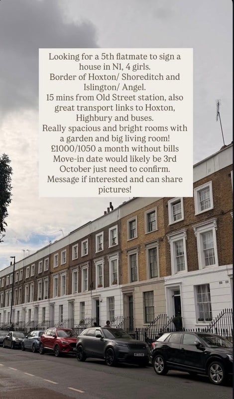 Room Rydon Street in Greater London