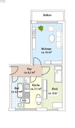 Wohnung Daniel-Pöppelmann-Straße in Halle (Saale)