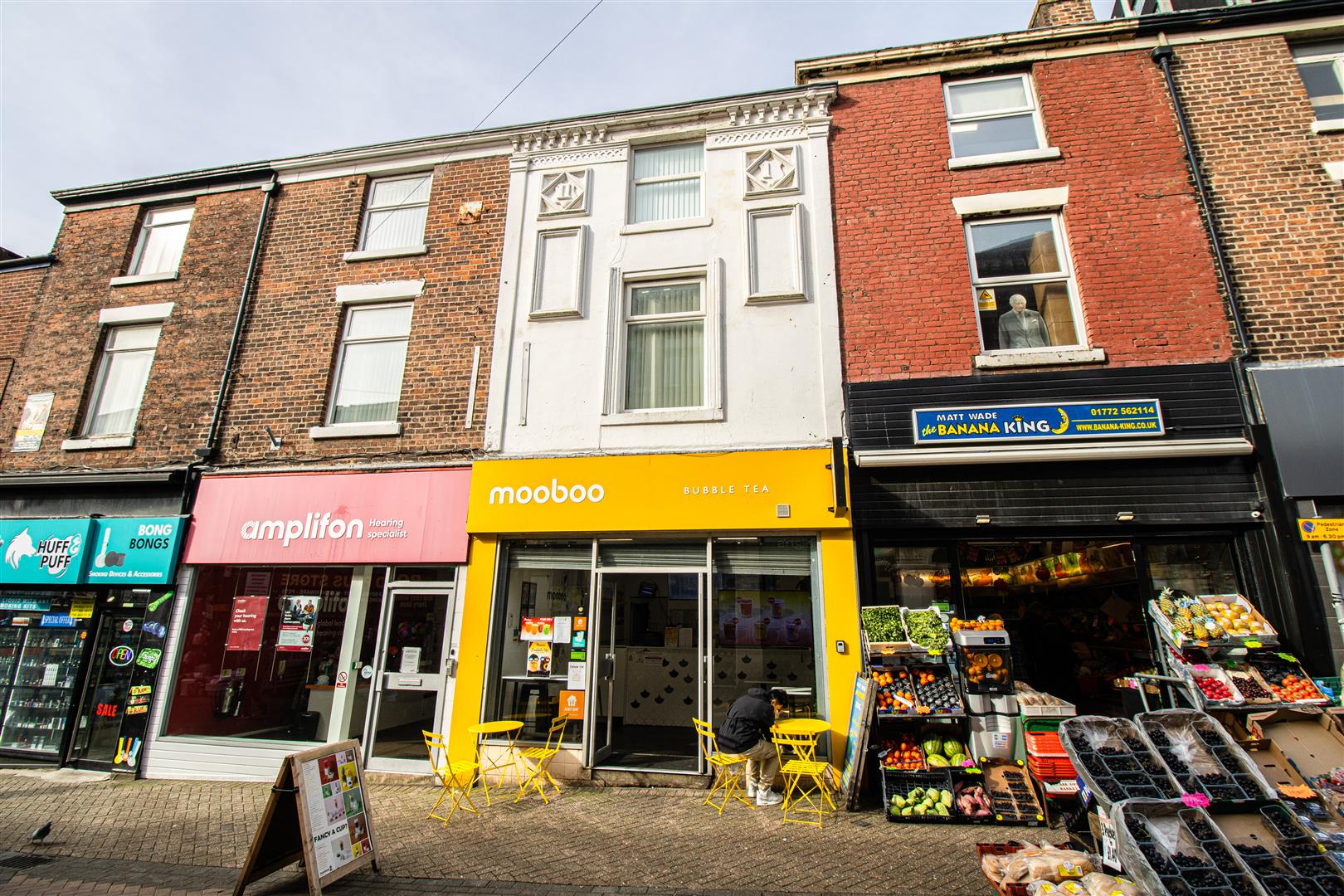 Flat Market Street in Preston