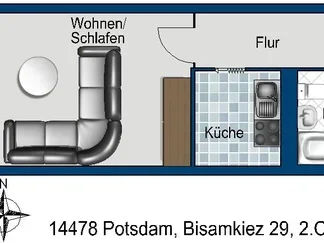 Wohnung Bisamkiez in Potsdam