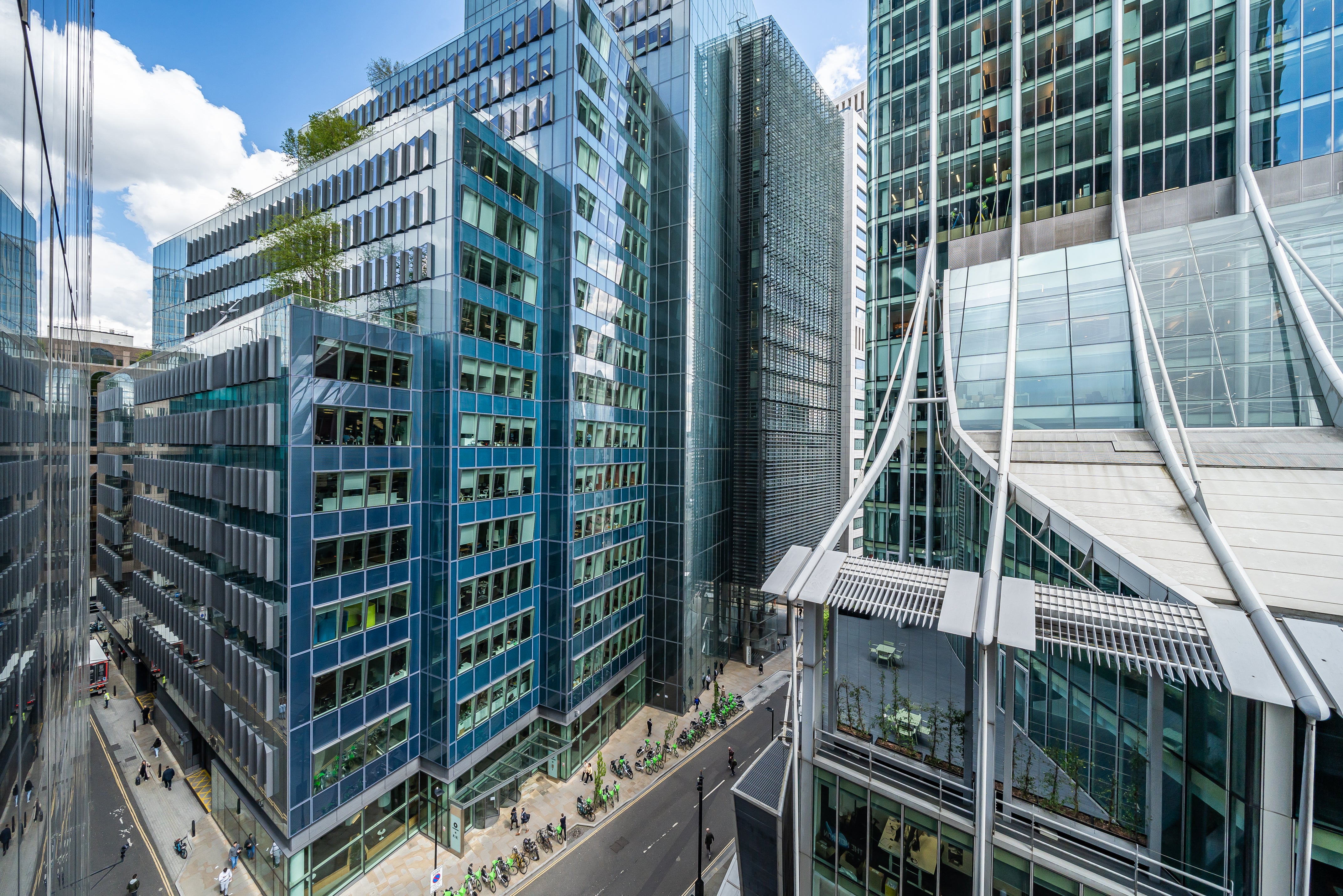 Flat Moor Lane in City of London