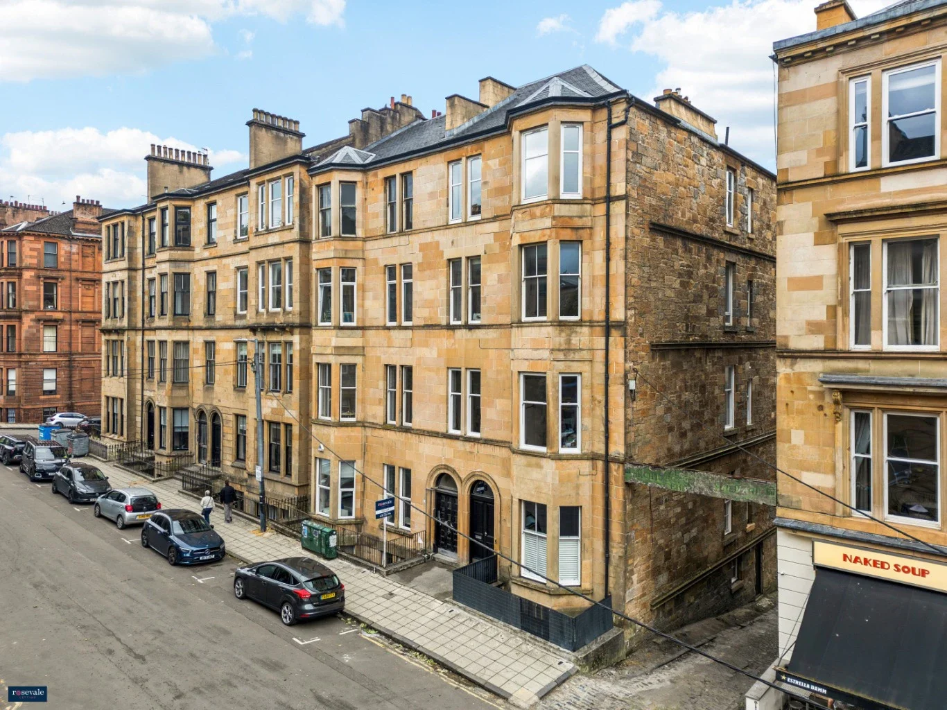 Flat Kersland Street in Glasgow