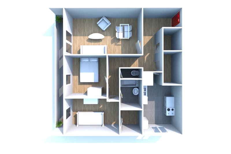 Flat Rue Georges Braque in Grand-Couronne