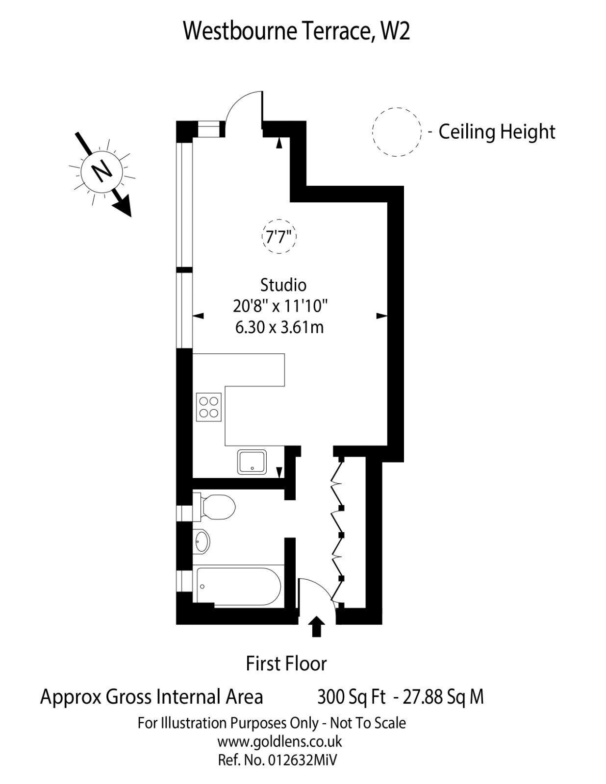 Flat Chilworth Mews in City of Westminster