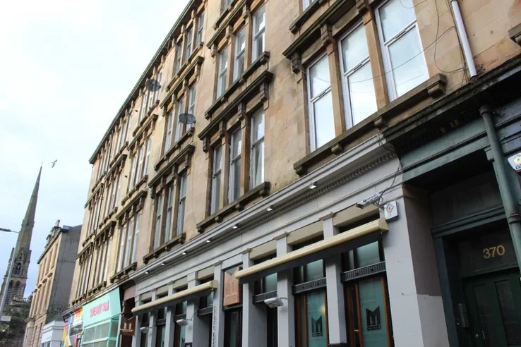 Flat Great Western Road in Glasgow