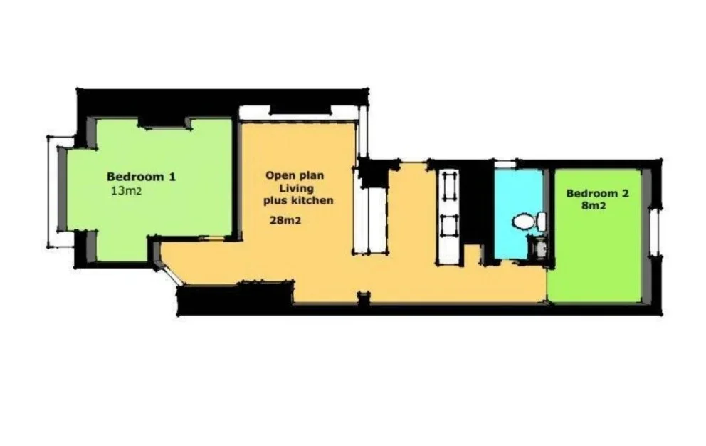 Flat Marvels Lane in Greater London