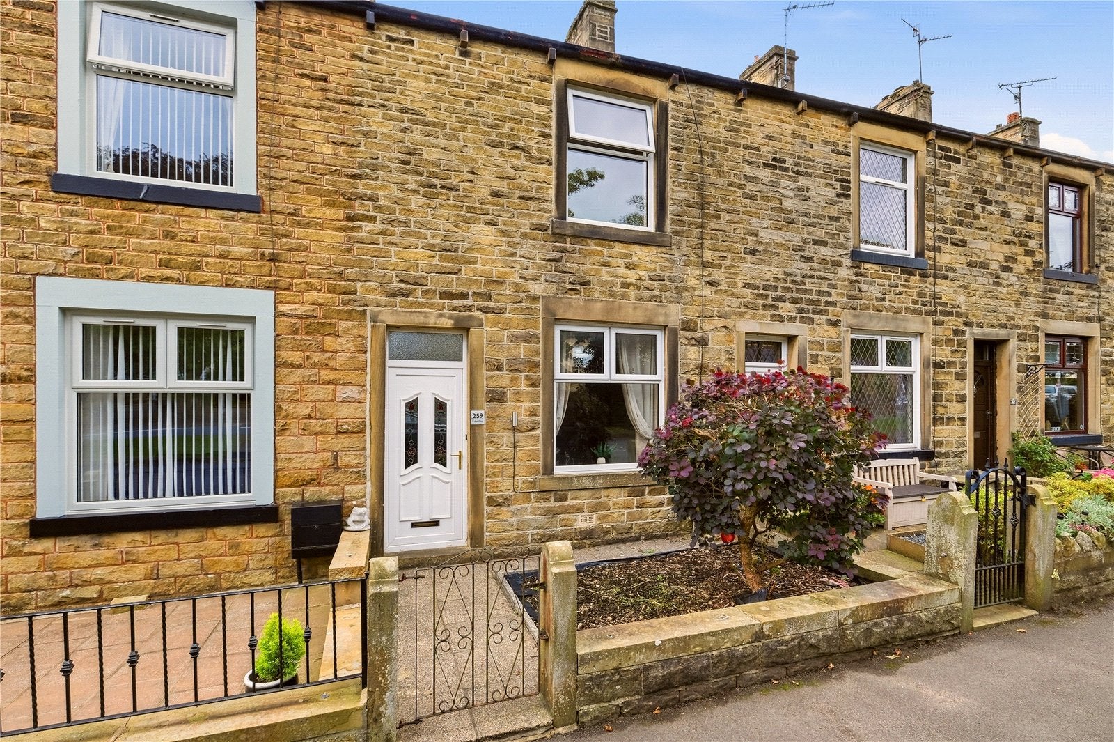 House Colne Road in Borough of Pendle