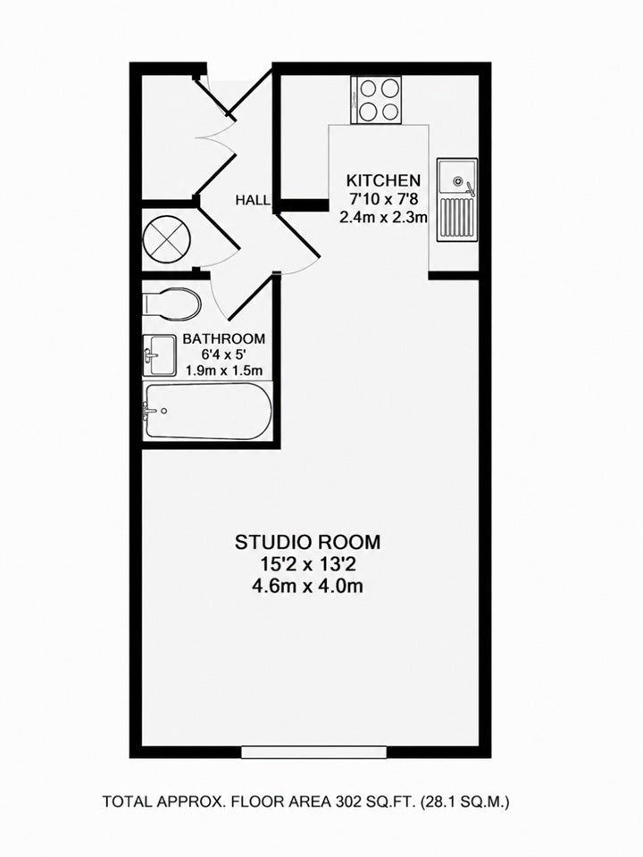 Flat Sidney Road in Borough of Spelthorne