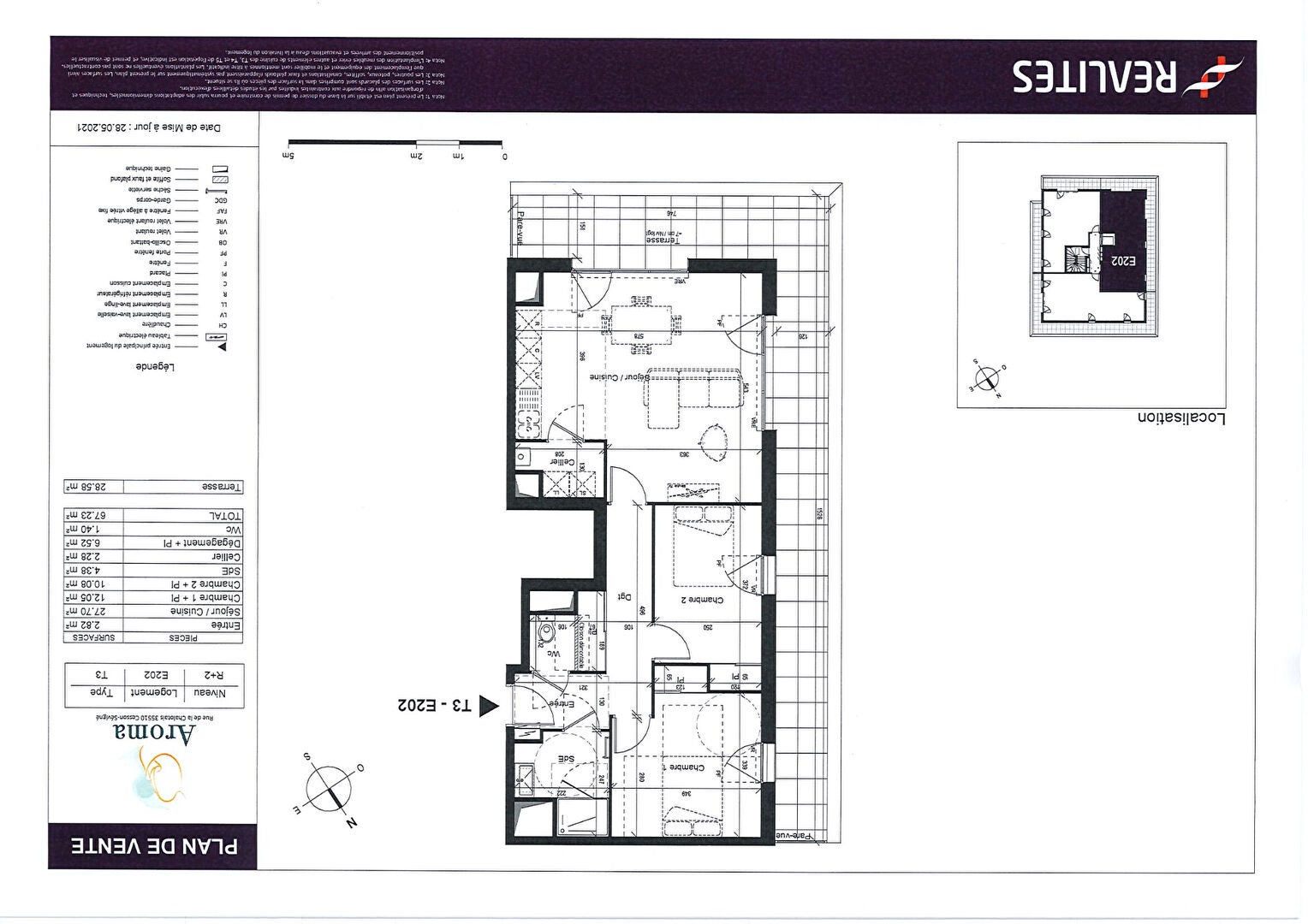 Appartement Rue de Clairville à Cesson-Sévigné