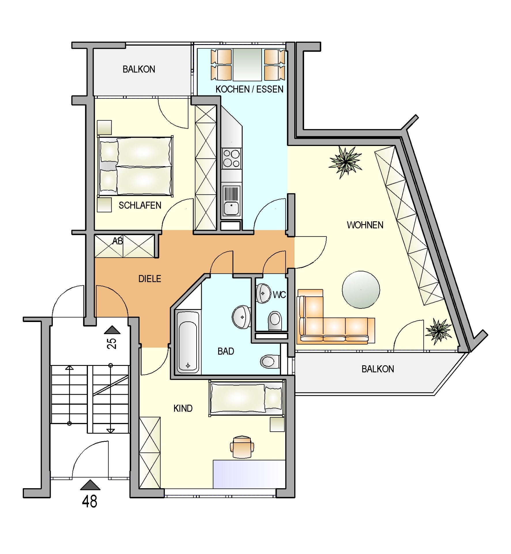 Wohnung Hainstraße in Remscheid