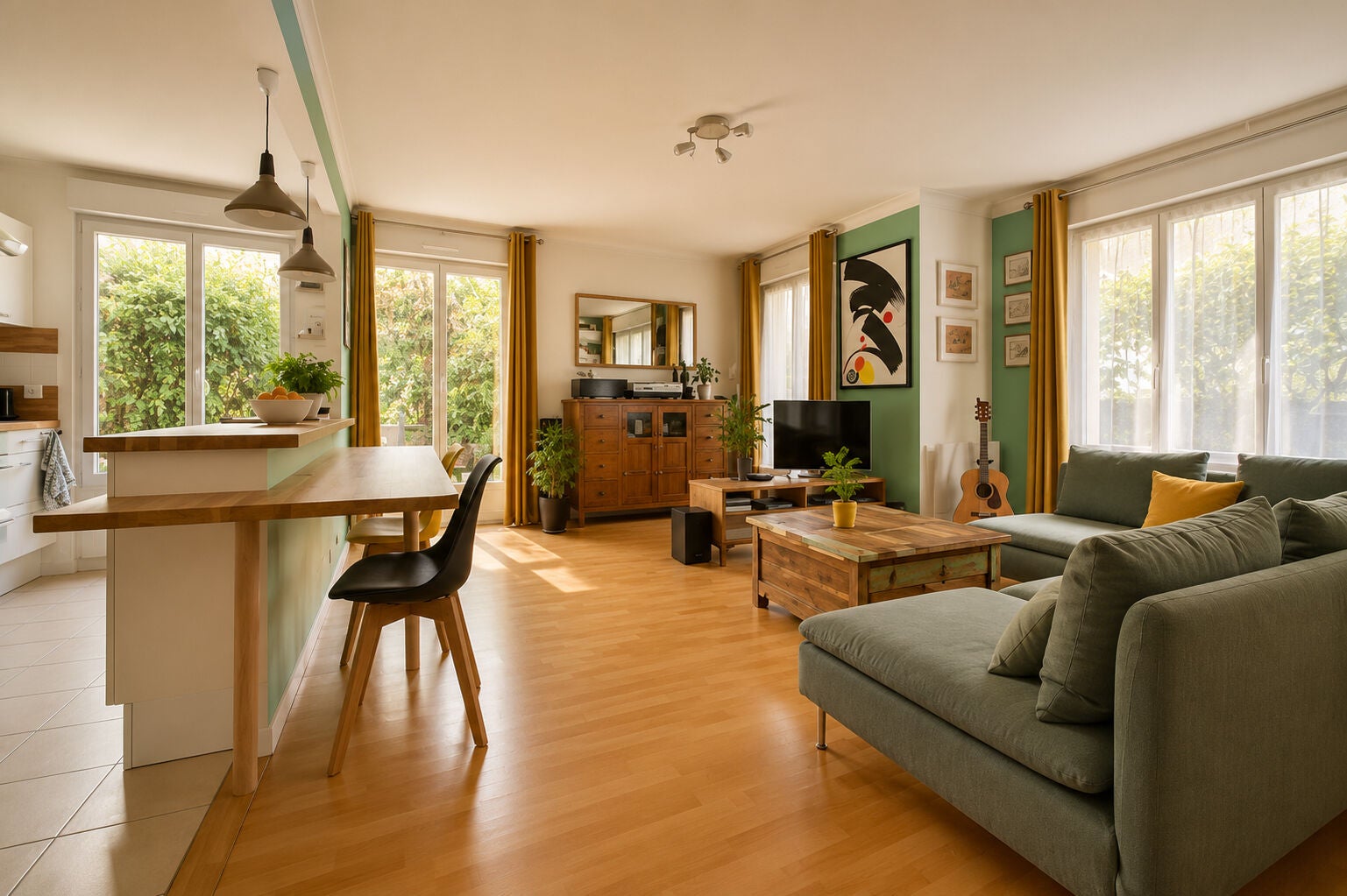 Flat Rue Carnot in Suresnes
