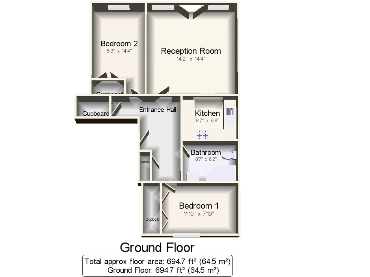 Flat Kingsdown Road in Greater London