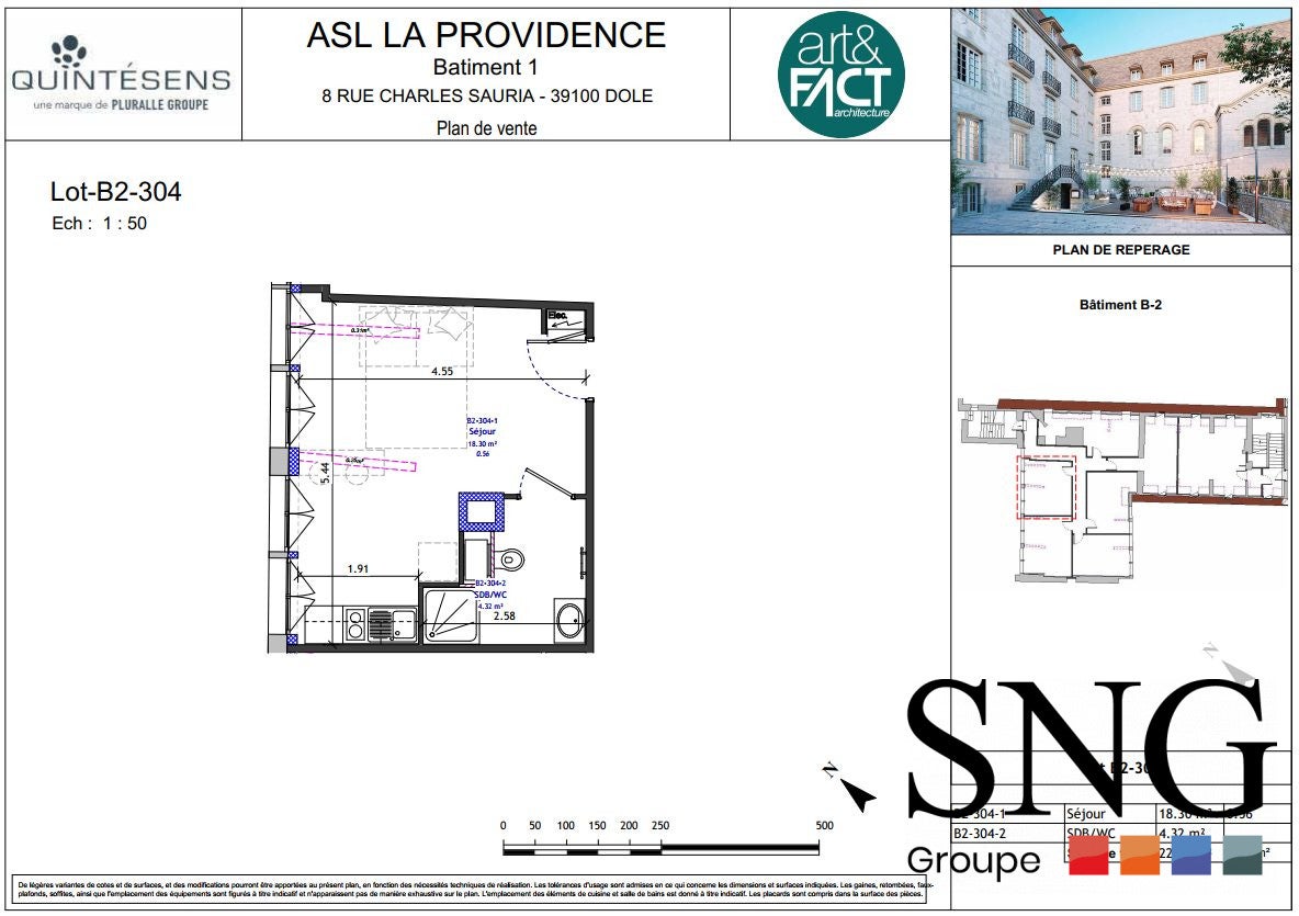 Appartement Rue Charles Sauria à Dole