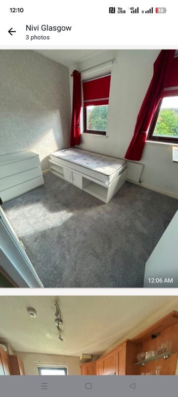 Room Errol Gardens in Glasgow