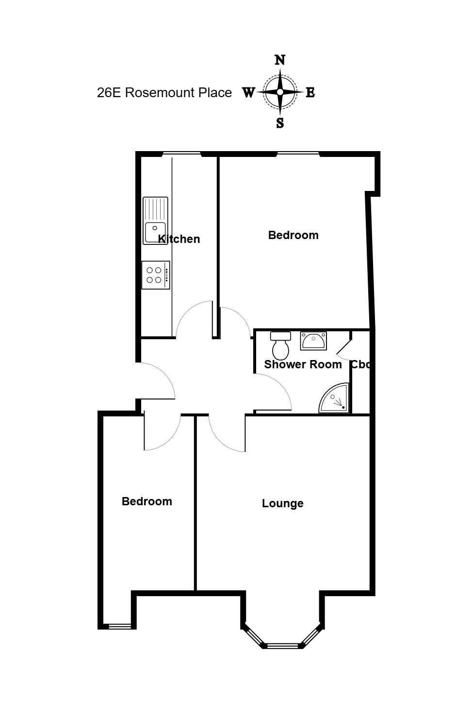 Flat Rosemount Place in Aberdeen City