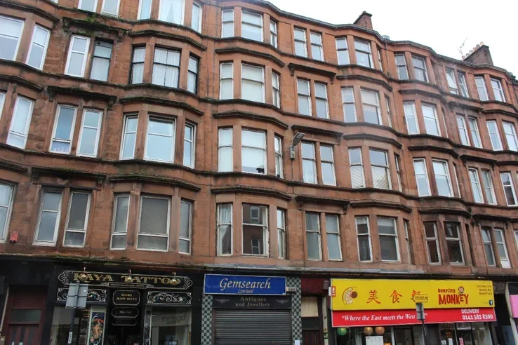Flat Dumbarton Road in Glasgow