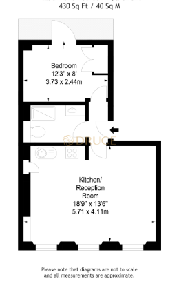 Flat Brompton Road in Greater London